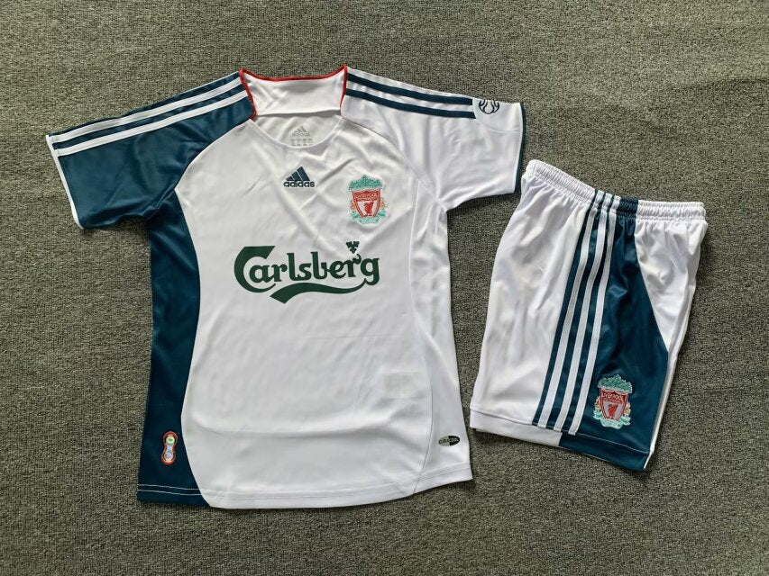 MAGLIA + PANTALONCINO BIMBO LIVERPOOL AWAY 06/08