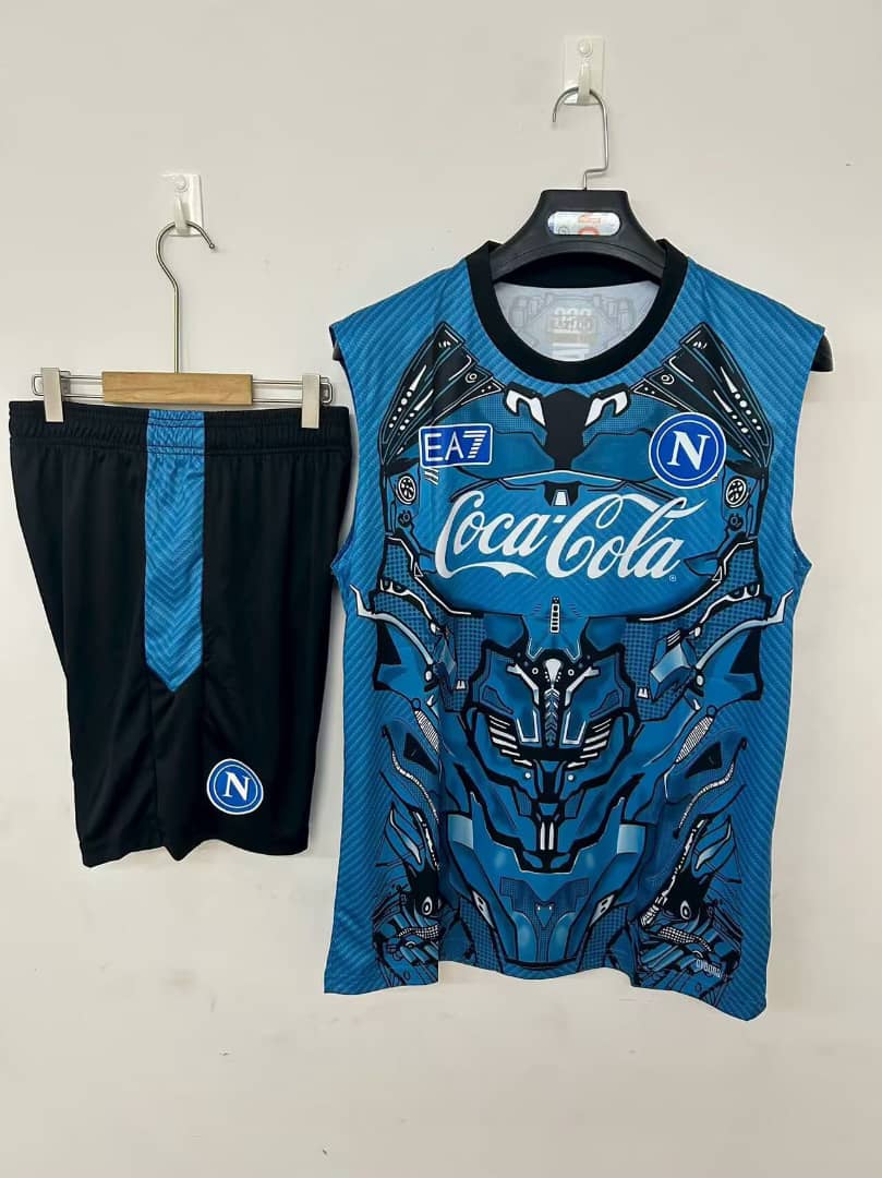 CANOTTA + PANTALONCINO NAPOLI ALLENAMENTO BIMBO 25/26