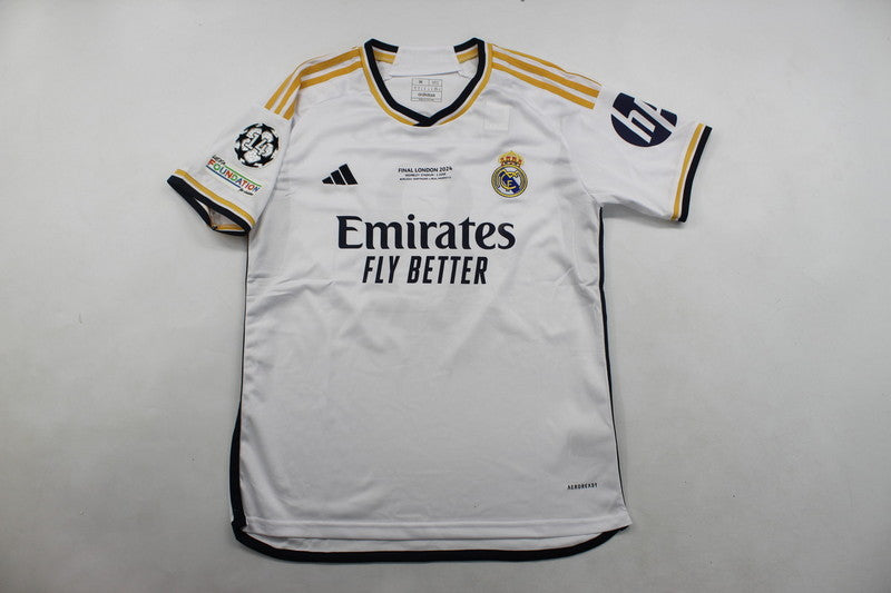 REAL MADRID SPECIAL FINAL CHAMPIONS PLAYER SHIRT 2023/24