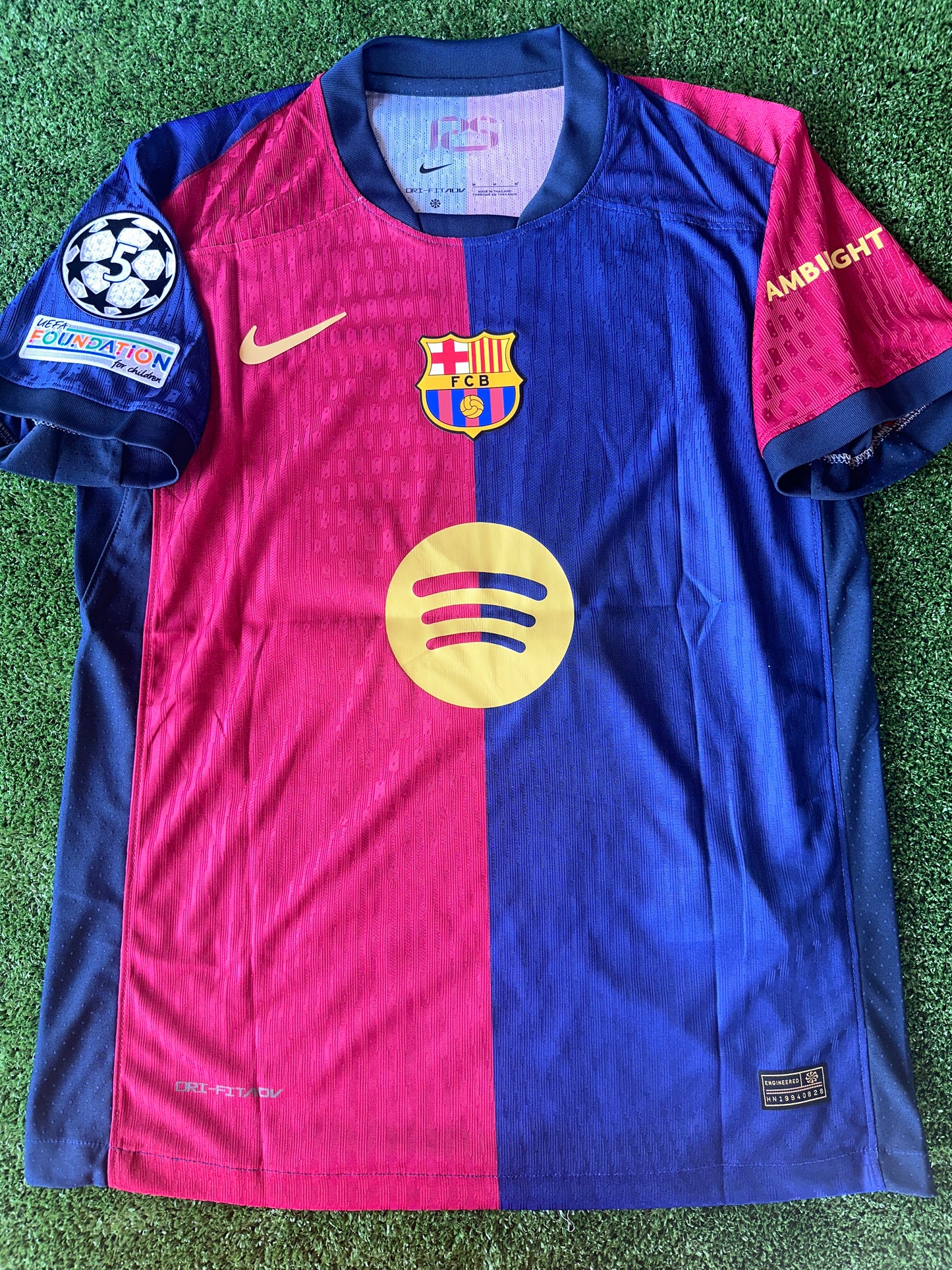 BARCELONA HOME PLAYER SHIRT 2024/25