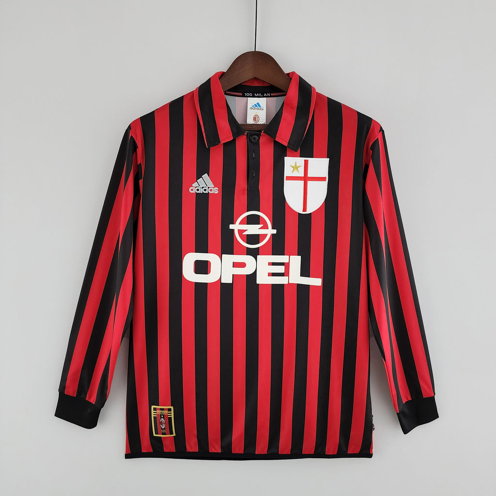 AC MILAN HOME 99/00 LONG SLEEVE