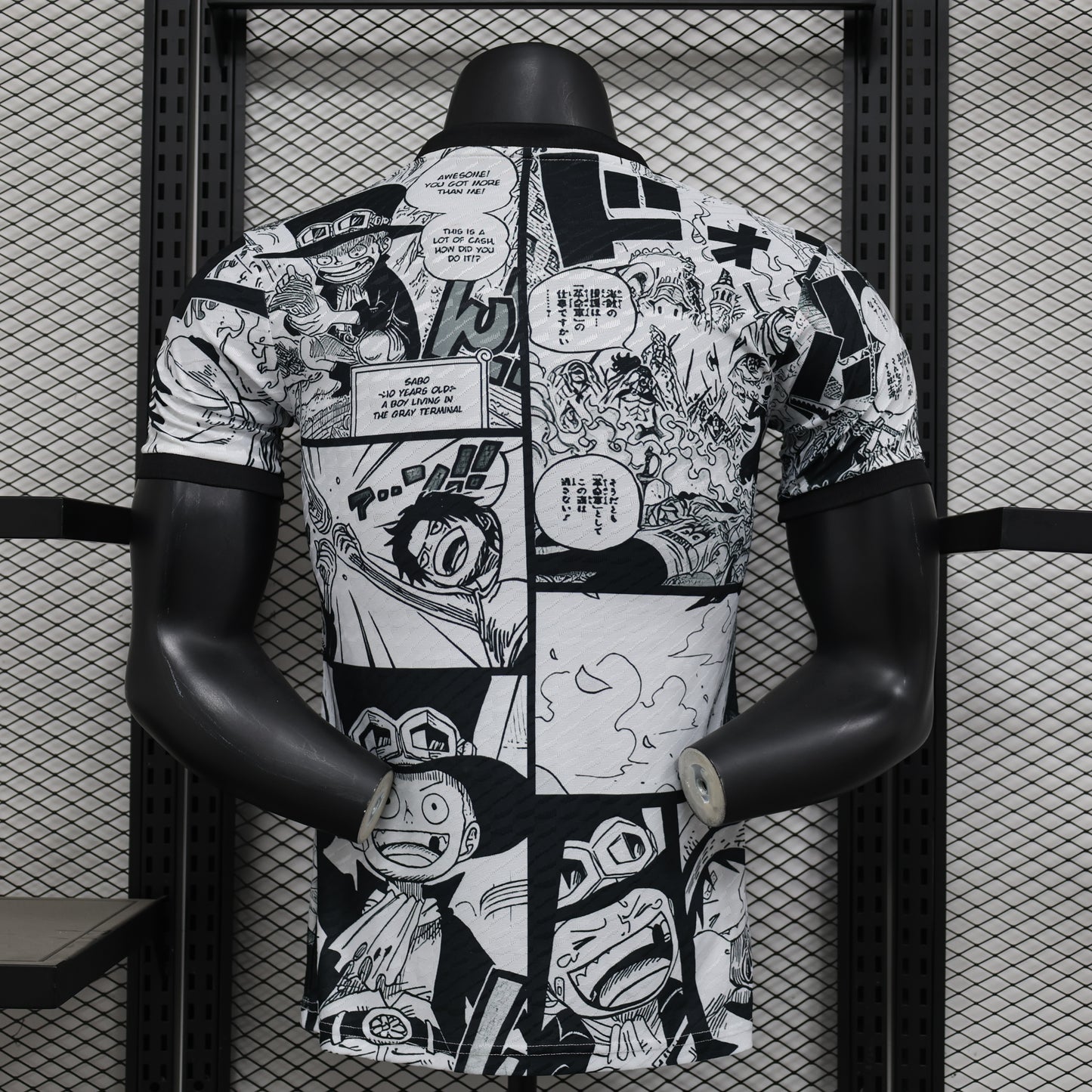 MAGLIA GIAPPONE ONE PEACE SANJI PLAYER (TESSUTO TECNICO)