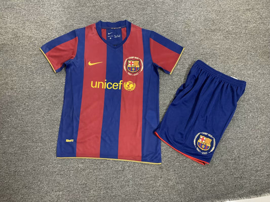 MAGLIA + PANTALONCINO BIMBO BARCELLONA HOME 07/08