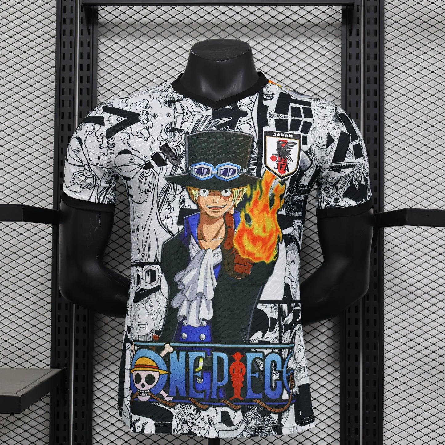 MAGLIA GIAPPONE ONE PEACE SANJI PLAYER (TESSUTO TECNICO)