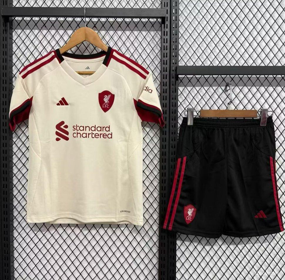 MAGLIA + PANTALONCINO LIVERPOOL AWAY BIMBO 25/26