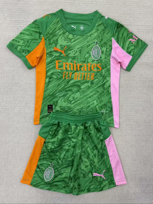MAGLIA + PANTALONCINO MILAN PORTIERE BIMBO 25/26