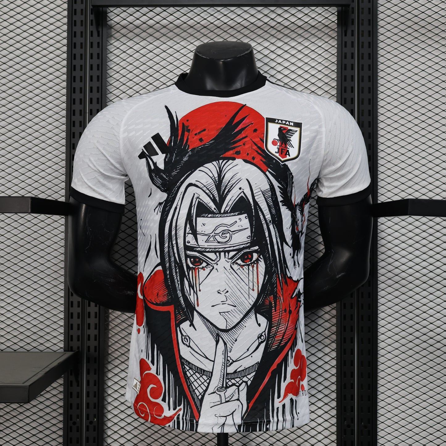 MAGLIA GIAPPONE NARUTO SASUKE PLAYER (TESSUTO TECNICO)