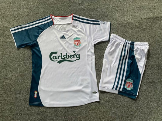 MAGLIA + PANTALONCINO BIMBO LIVERPOOL AWAY 06/08