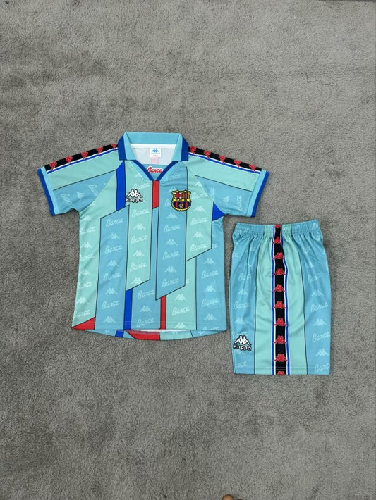 MAGLIA + PANTALONCINO BIMBO BARCELLONA AWAY 06/08