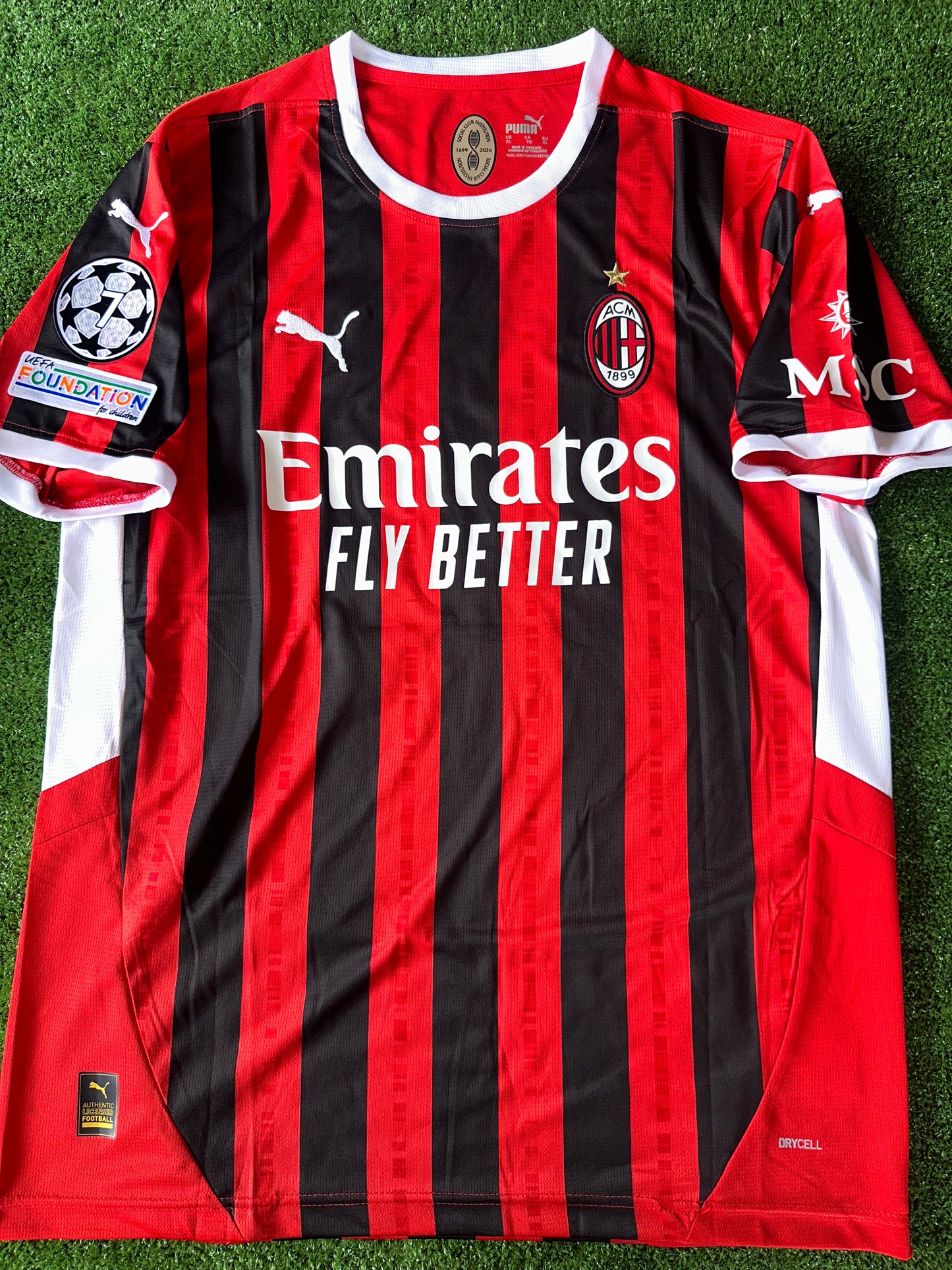 AC MILAN HOME PLAYER SHIRT 2024/25