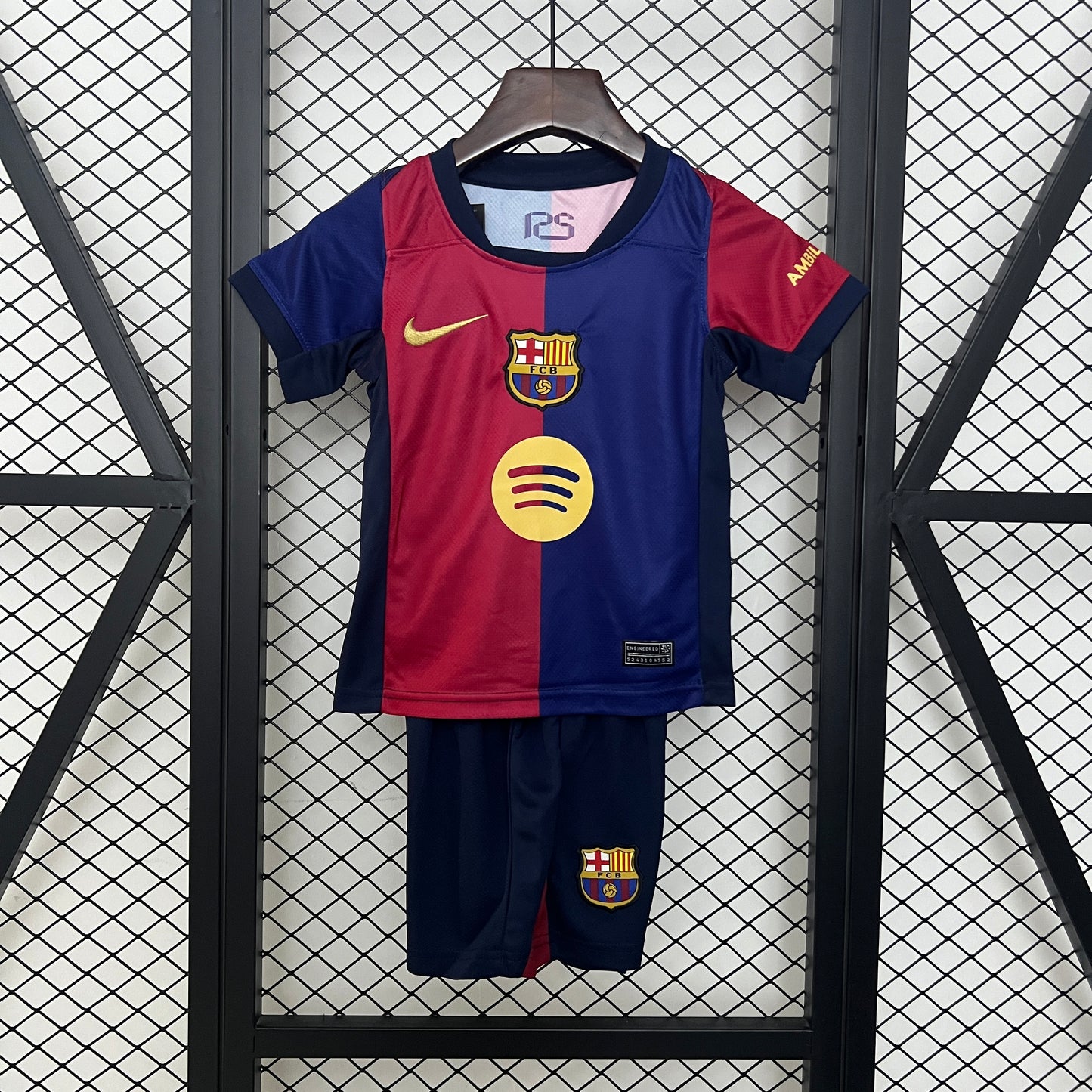 MAGLIA + PANTALONCINO BARCELLONA HOME BIMBO 24/25