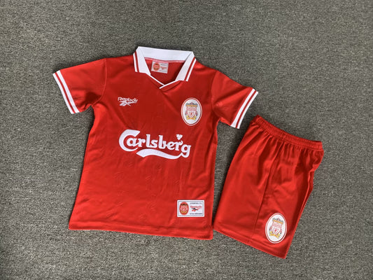 MAGLIA + PANTALONCINO BIMBO LIVERPOOL HOME 96/97