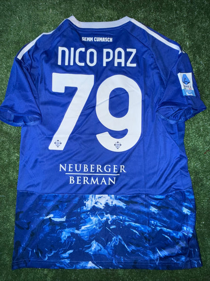 MAGLIA COMO HOME 2025/25 NICO PAZ 79 SPEDIZIONE 24/48H 🚚⚡️