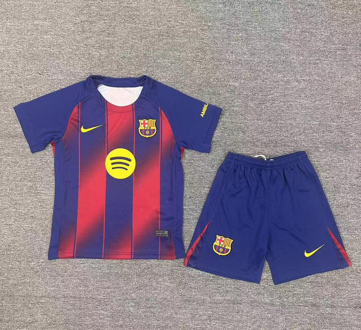 MAGLIA + PANTALONCINO BARCELLONA HOME BIMBO 25/26