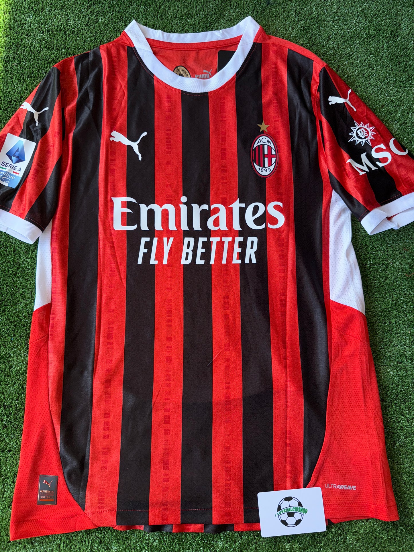 MAGLIA MILAN HOME PLAYER VARIE TAGLIE SPEDIZIONE 24/48H 🚚⚡️