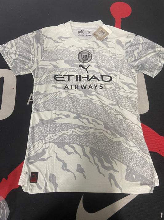 MANCHESTER CITY FOURTH SPECIAL SHIRT YEAR OF THE DRAGON
