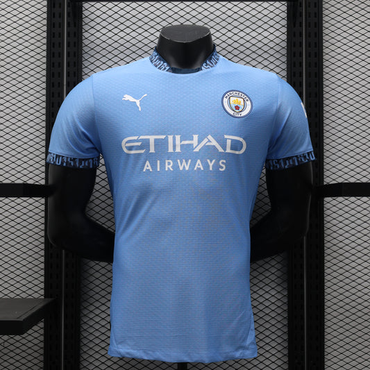 MANCHESTER CITY HOME PLAYER JERSEY 2024/25