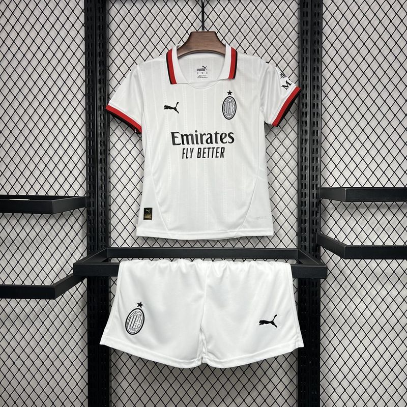 MAGLIA + PANTALONCINO MILAN AWAY BIMBO 24/25