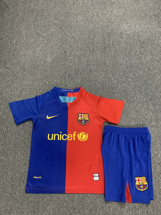 MAGLIA + PANTALONCINO BIMBO BARCELLONA 08/09