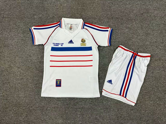 MAGLIA + PANTALONCINO BIMBO FRANCIA 1998 AWAY