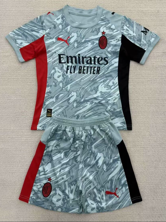 MAGLIA + PANTALONCINO MILAN PORTIERE BIMBO 25/26