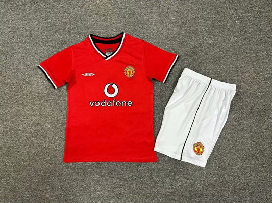 MAGLIA + PANTALONCINO BIMBO MANCHESTER UNITED HOME 00/02