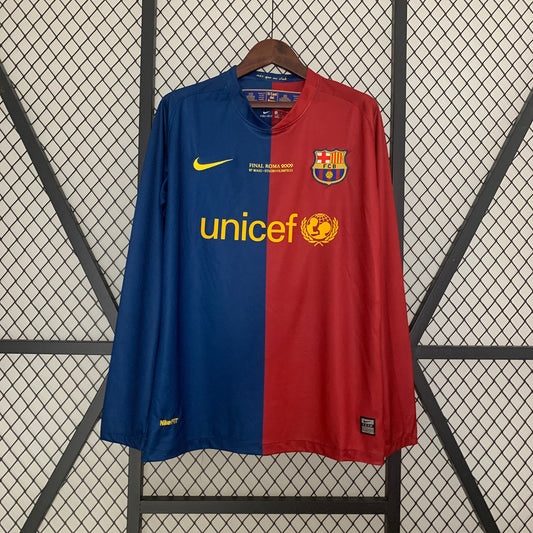 BARCELONA HOME 08/09 LONG SLEEVE