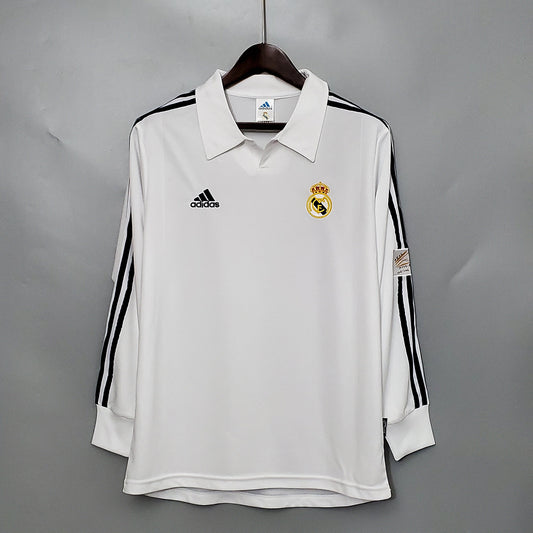 REAL MADRID HOME 2002 LONG SLEEVE